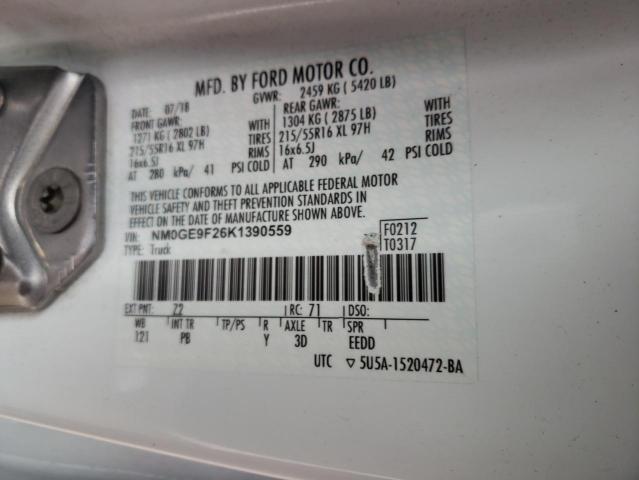 Photo 12 VIN: NM0GE9F26K1390559 - FORD TRANSIT CONNECT WAGON 