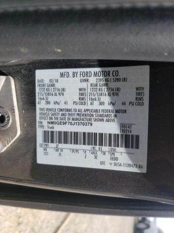 Photo 9 VIN: NM0GE9F70J1370379 - FORD TRANSIT CO 