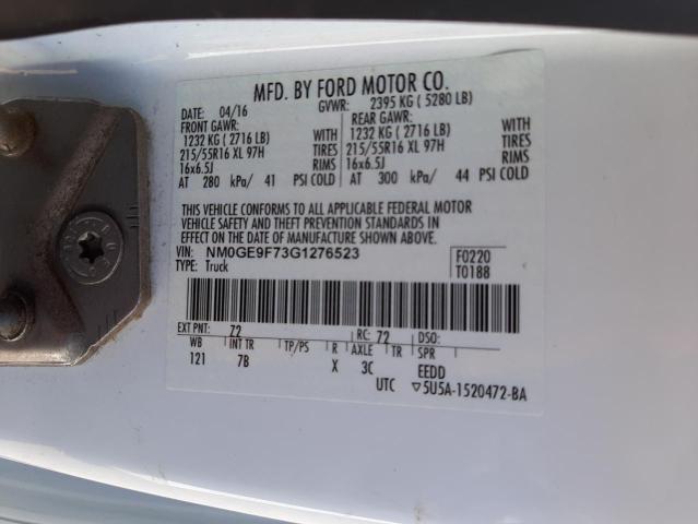 Photo 9 VIN: NM0GE9F73G1276523 - FORD TRANSIT CO 