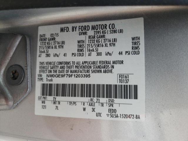 Photo 9 VIN: NM0GE9F79F1203395 - FORD TRANSIT CO 