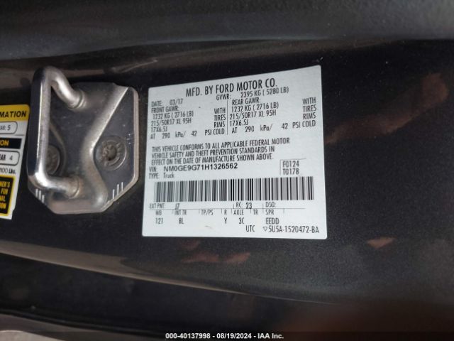 Photo 8 VIN: NM0GE9G71H1326562 - FORD TRANSIT CO 