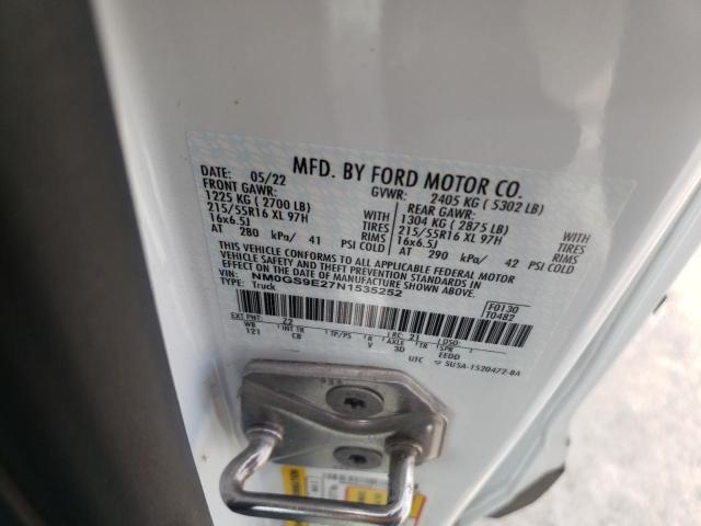 Photo 12 VIN: NM0GS9E27N1535252 - FORD TRANSIT CO 