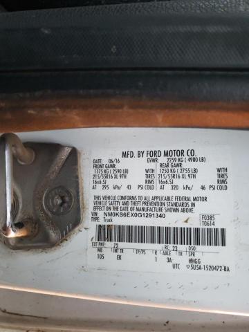 Photo 9 VIN: NM0KS6EX0G1291340 - FORD TRANSIT CO 