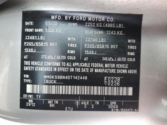 Photo 11 VIN: NM0KS9BN4DT142448 - FORD TRANSIT 