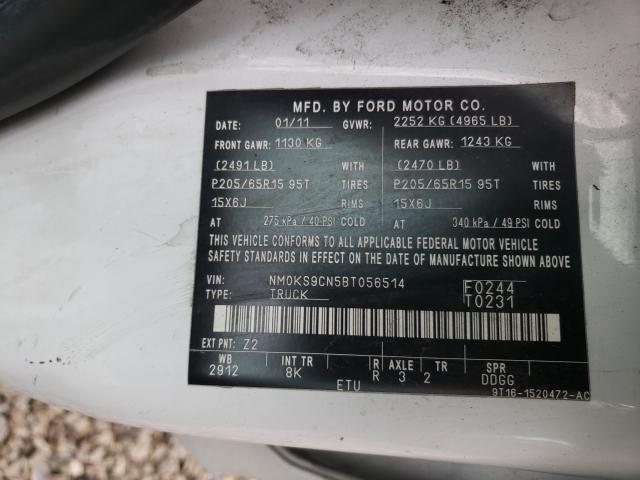 Photo 9 VIN: NM0KS9CN5BT056514 - FORD TRANSIT CO 