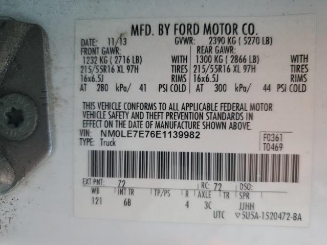 Photo 12 VIN: NM0LE7E76E1139982 - FORD TRANSIT CO 