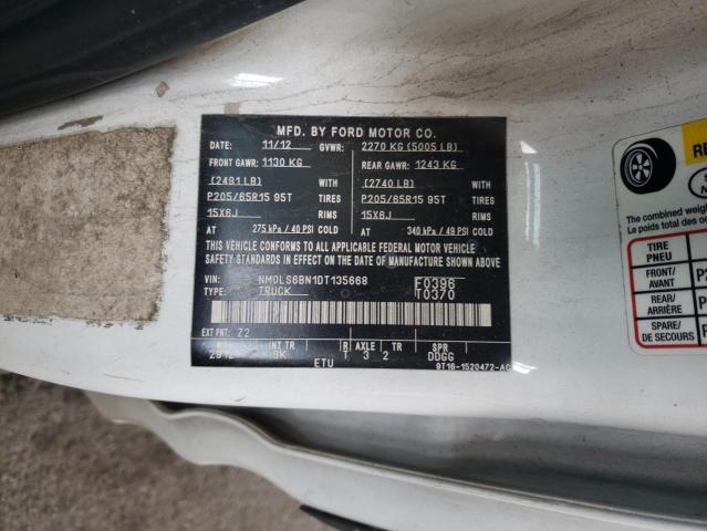 Photo 9 VIN: NM0LS6BN1DT135668 - FORD TRANSIT CO 