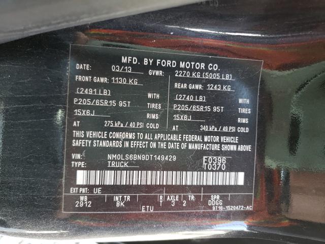 Photo 9 VIN: NM0LS6BN9DT149429 - FORD TRANSIT CO 