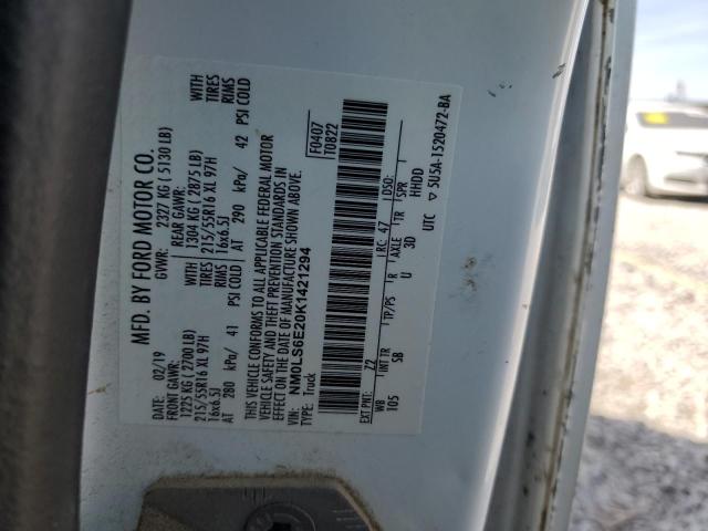 Photo 12 VIN: NM0LS6E20K1421294 - FORD TRANSIT CO 