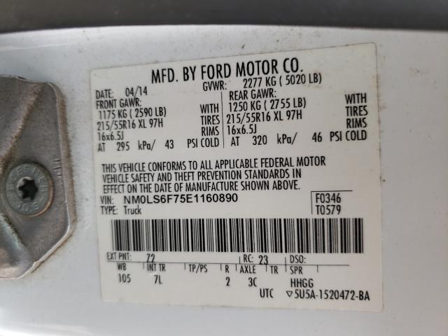 Photo 9 VIN: NM0LS6F75E1160890 - FORD TRANSIT CO 