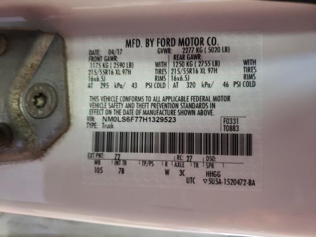 Photo 9 VIN: NM0LS6F77H1329523 - FORD TRANSIT CO 