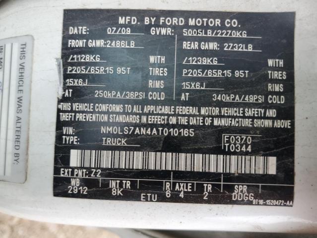 Photo 9 VIN: NM0LS7AN4AT010165 - FORD TRANSIT CO 