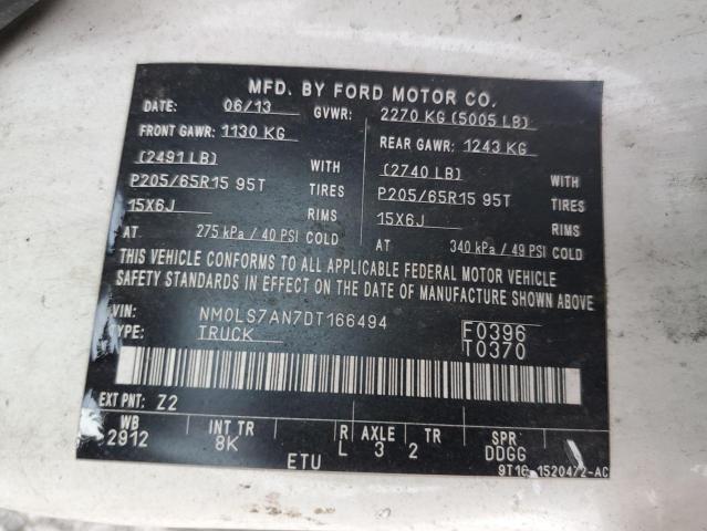 Photo 12 VIN: NM0LS7AN7DT166494 - FORD TRANSIT CO 