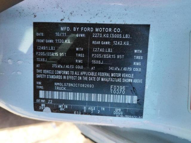 Photo 9 VIN: NM0LS7BN2CT082693 - FORD TRANSIT CO 