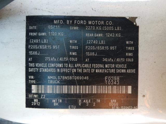 Photo 9 VIN: NM0LS7BN5BT069046 - FORD TRANSIT CO 