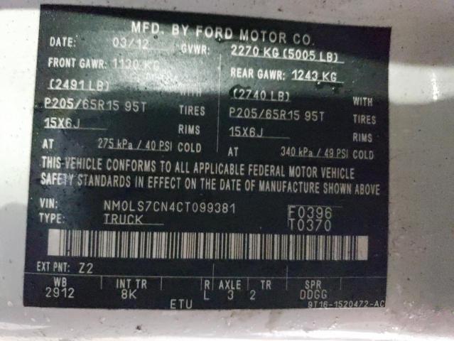 Photo 12 VIN: NM0LS7CN4CT099381 - FORD TRANSIT 