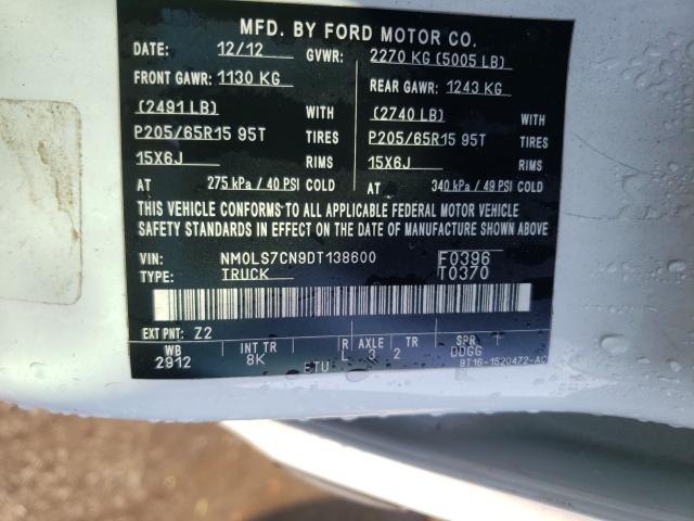 Photo 9 VIN: NM0LS7CN9DT138600 - FORD TRANSIT CO 