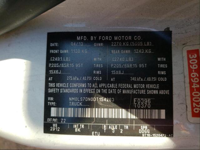 Photo 9 VIN: NM0LS7DN0DT154263 - FORD TRANSIT CO 