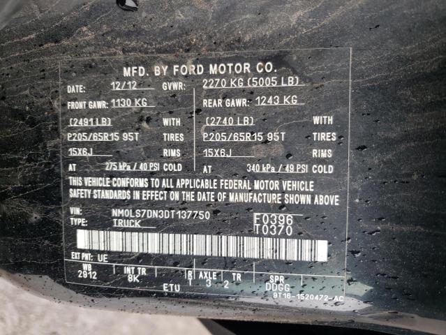 Photo 9 VIN: NM0LS7DN3DT137750 - FORD TRANSIT CO 