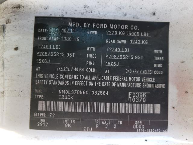 Photo 9 VIN: NM0LS7DN6CT082564 - FORD TRANSIT CO 