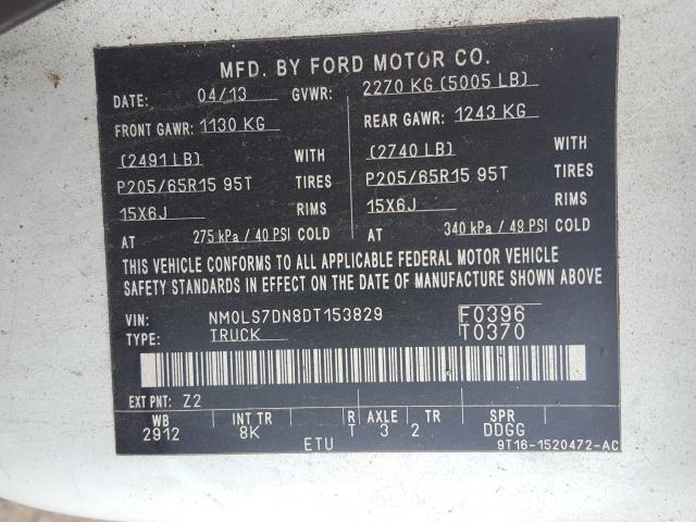 Photo 9 VIN: NM0LS7DN8DT153829 - FORD TRANSIT CO 