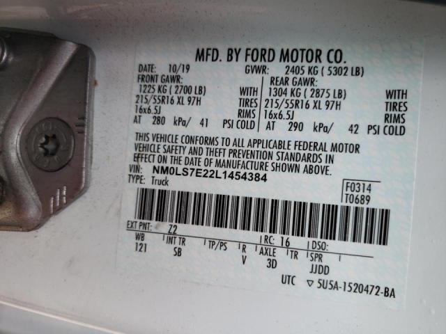 Photo 12 VIN: NM0LS7E22L1454384 - FORD TRANSIT CO 