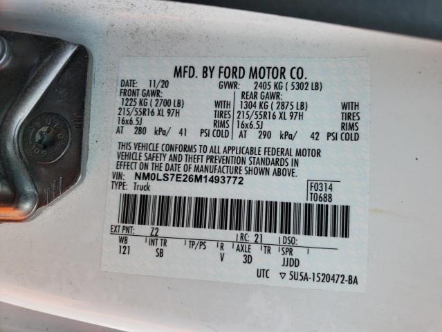 Photo 13 VIN: NM0LS7E26M1493772 - FORD TRANSIT 