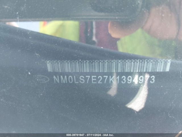 Photo 8 VIN: NM0LS7E27K1394973 - FORD TRANSIT CONNECT 