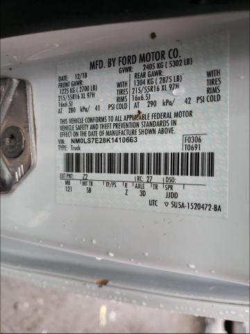 Photo 9 VIN: NM0LS7E28K1410663 - FORD TRANSIT CO 