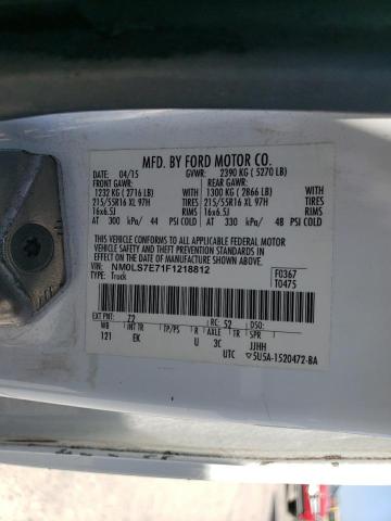 Photo 12 VIN: NM0LS7E71F1218812 - FORD TRANSIT 