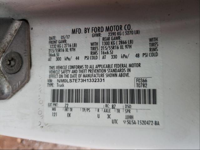 Photo 9 VIN: NM0LS7E73H1332331 - FORD TRANSIT CO 