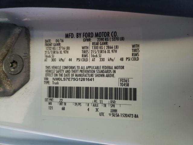 Photo 11 VIN: NM0LS7E75G1281641 - FORD TRANSIT 