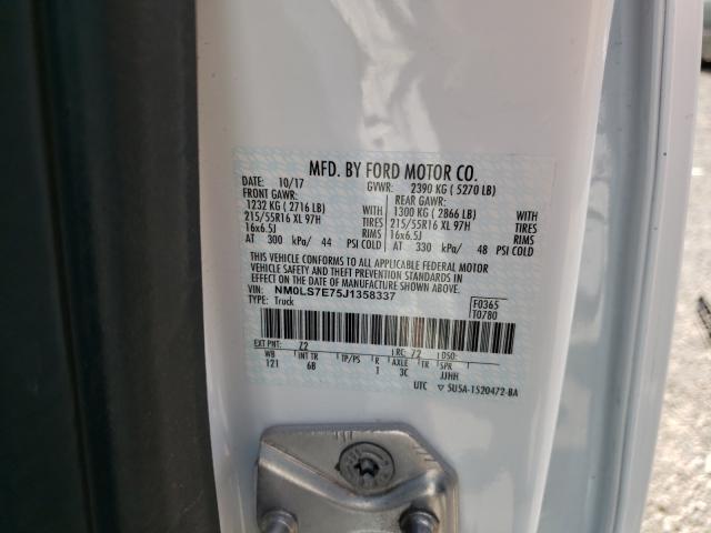 Photo 9 VIN: NM0LS7E75J1358337 - FORD TRANSIT 