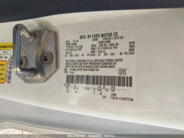 Photo 8 VIN: NM0LS7E79H1296791 - FORD TRANSIT CONNECT 