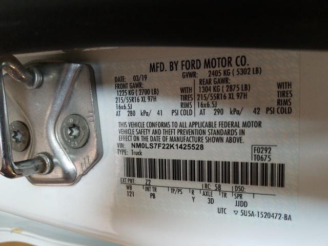 Photo 9 VIN: NM0LS7F22K1425528 - FORD TRANSIT CO 