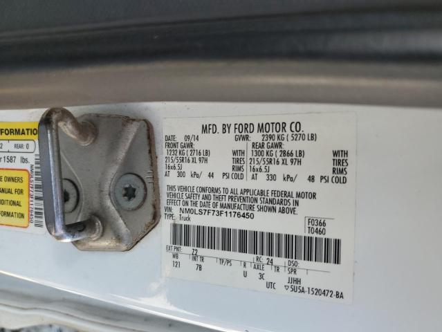 Photo 12 VIN: NM0LS7F73F1176450 - FORD TRANSIT 