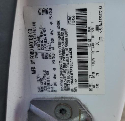 Photo 12 VIN: NM0LS7F78E1143426 - FORD TRANSIT CONNECT 