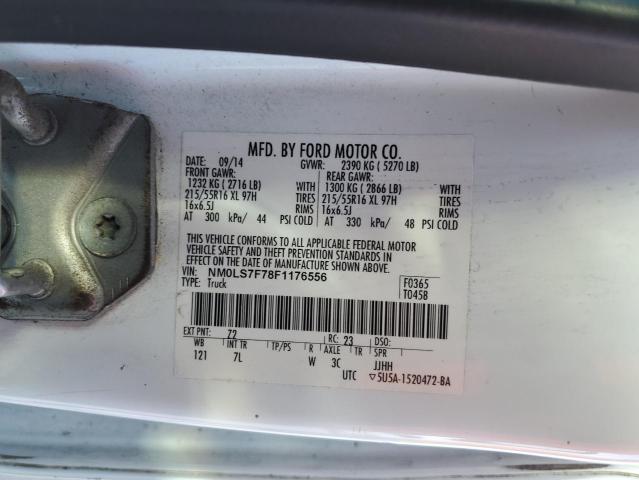 Photo 9 VIN: NM0LS7F78F1176556 - FORD TRANSIT CO 