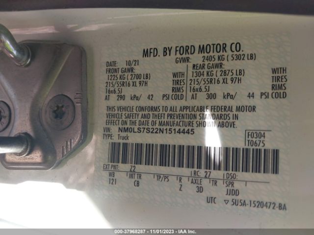 Photo 8 VIN: NM0LS7S22N1514445 - FORD TRANSIT CONNECT 