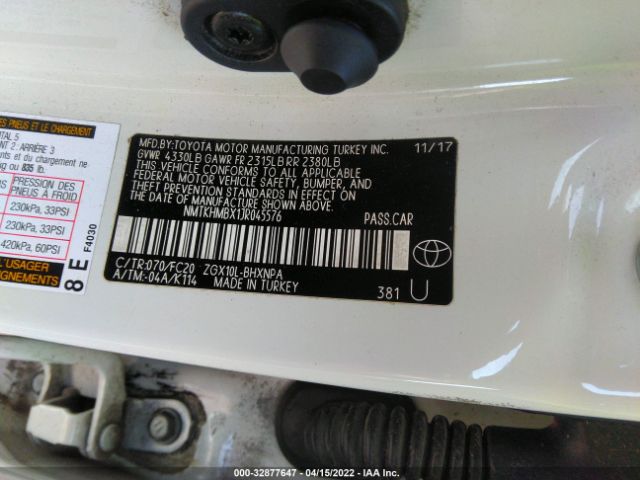 Photo 8 VIN: NMTKHMBX1JR045576 - TOYOTA C-HR 