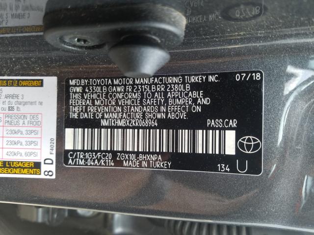 Photo 9 VIN: NMTKHMBX2KR068964 - TOYOTA C-HR XLE 