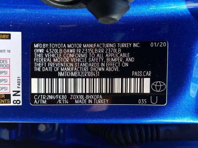 Photo 9 VIN: NMTKHMBX2LR108431 - TOYOTA C-HR XLE 