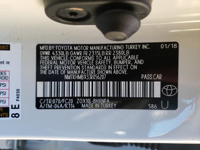 Photo 9 VIN: NMTKHMBX3JR056207 - TOYOTA C-HR XLE 