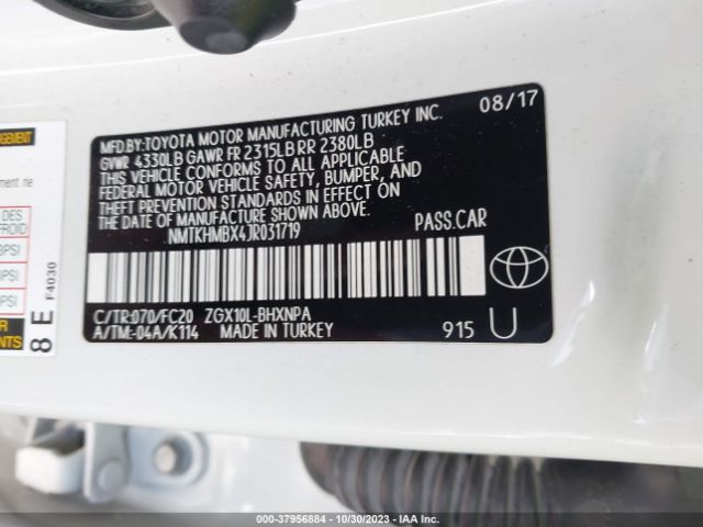 Photo 8 VIN: NMTKHMBX4JR031719 - TOYOTA C-HR 