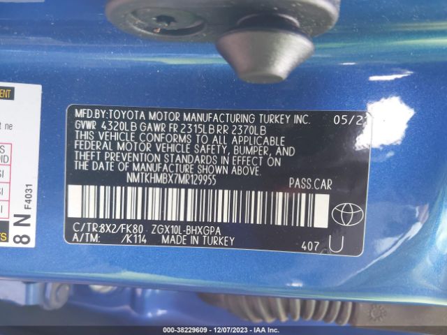 Photo 8 VIN: NMTKHMBX7MR129955 - TOYOTA C-HR 