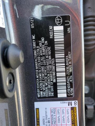 Photo 9 VIN: NMTKHMBX8MR129026 - TOYOTA C-HR XLE 