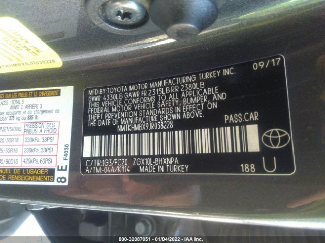 Photo 8 VIN: NMTKHMBX9JR038228 - TOYOTA C-HR 