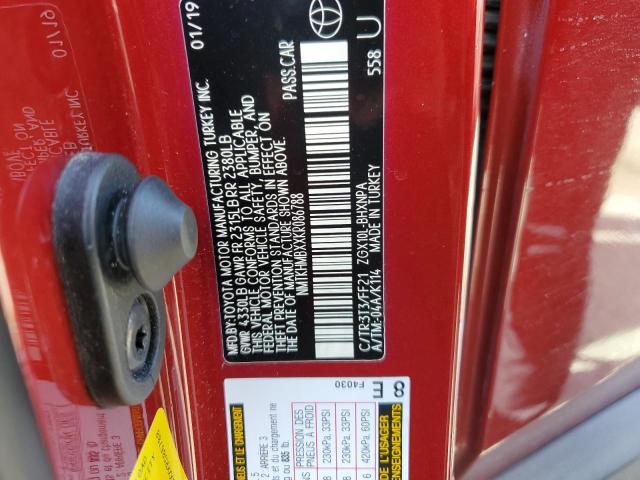 Photo 12 VIN: NMTKHMBXXKR086788 - TOYOTA C-HR XLE 