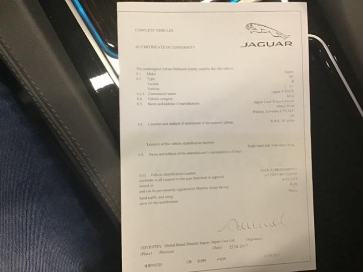 Photo 15 VIN: SADCA2BK0HA045311 - JAGUAR F-PACE SUV 