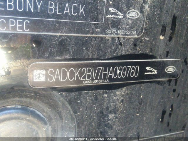 Photo 8 VIN: SADCK2BV7HA069760 - JAGUAR F-PACE 